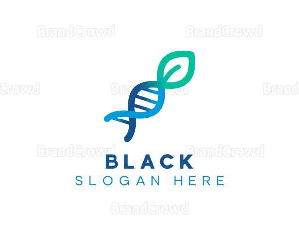 Biotech DNA Leaf Logo