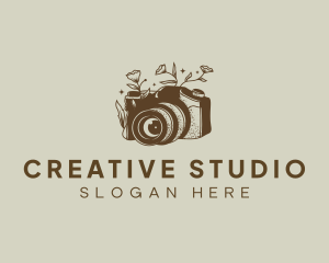 Camera Floral Creative Studio logo design