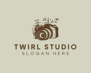 Camera Floral Creative Studio logo design