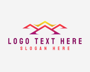 Construction - Home Residential Roof logo design