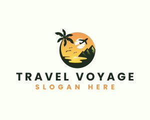 Trip - Airplane Trip Getaway logo design