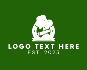 Silhouette - Tree Arborist Saw Logging logo design