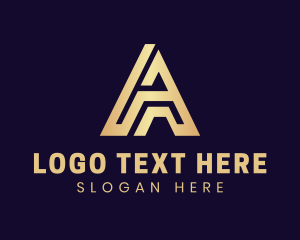 Letter A - Investment Firm Letter A logo design