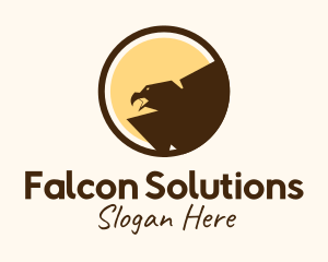 Falcon - Wild Mountain Falcon logo design