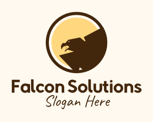 Wild Mountain Falcon logo design