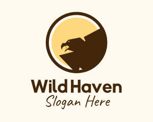 Wild Mountain Falcon logo design