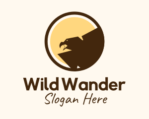 Wild Mountain Falcon logo design