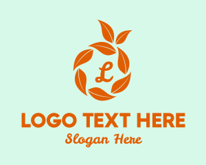 Vegan - Natural Leaves Gardening logo design