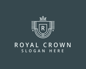 Crown  Shield Academy logo design