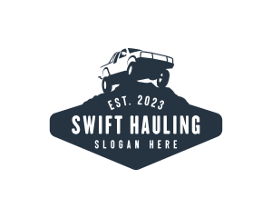 Hauling - Offroad Driving Truck logo design