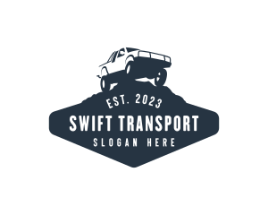 Offroad Driving Truck logo design