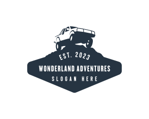 Offroad Driving Truck logo design