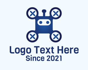 Cute - Cute Robot Drone logo design