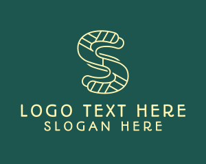 Couture - Textile Pattern Letter S logo design