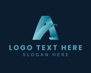 Real Estate - Modern Tech Letter A logo design