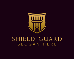 Defense - Turret Defense Shield logo design