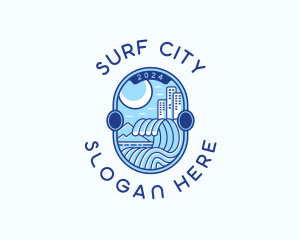 Wave Travel Resort logo design