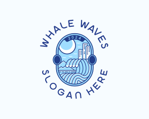 Wave Travel Resort logo design