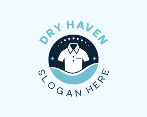 Shirt Clean Washing logo design