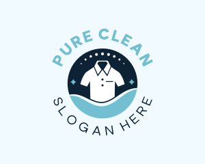 Detergent - Shirt Clean Washing logo design