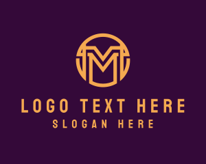 Firm - Professional Business Letter M logo design