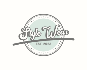 Retro Hipster Badge logo design