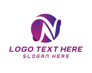 Venture Capital - Letter N Advertising Business logo design
