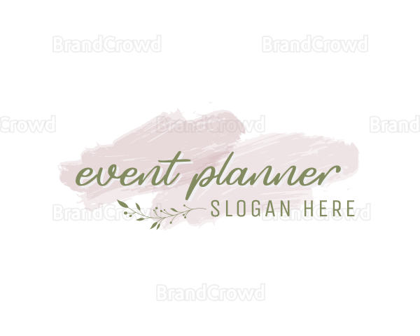 Watercolor Feminine Wordmark Logo