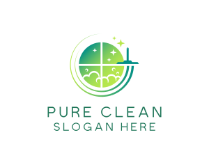 Squeegee Window Cleaning logo design