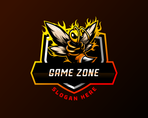 Bee Hornet Gaming logo design