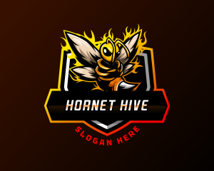 Bee Hornet Gaming logo design