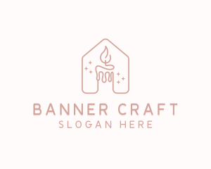 Wax Candle Decoration logo design