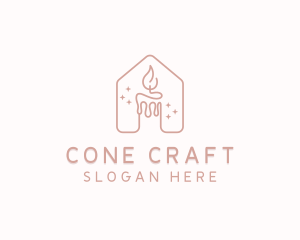 Wax Candle Decoration logo design