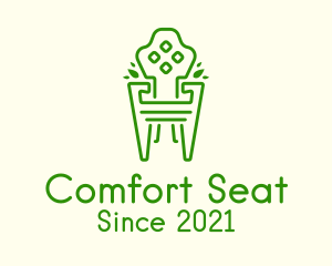 Green Garden Chair logo design