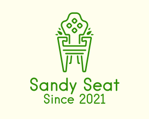 Green Garden Chair logo design