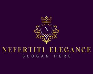 Luxury Shield Crest logo design