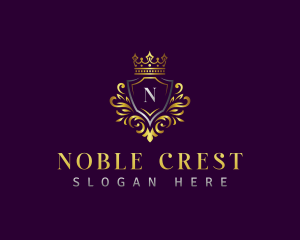 Luxury Shield Crest logo design