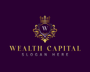 Luxury Shield Crest logo design