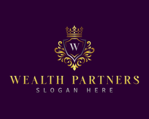 Luxury Shield Crest logo design