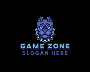 Pitbull Canine Gaming logo design