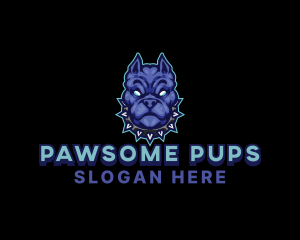 Pitbull Canine Gaming logo design