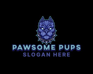 Canine - Pitbull Canine Gaming logo design