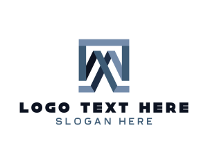 Professional - Professional Business Letter M logo design