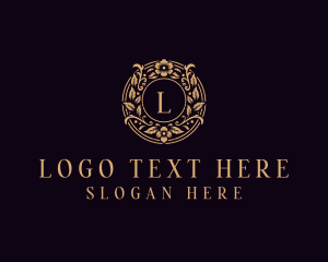Stylish Floral Boutique logo design