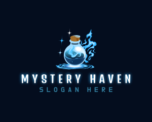 Magic Bottle Potion logo design