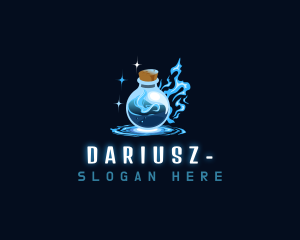 Spell - Magic Bottle Potion logo design