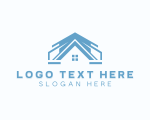 Residence - Property Roofing Contractor logo design