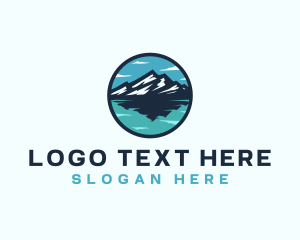 Traveler - Mountain Lake Outdoor logo design