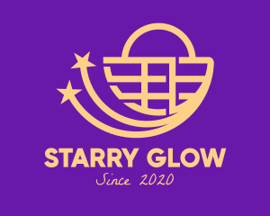 Yellow Starry Bag logo design