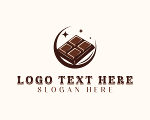 Cocoa Bean - Sweet Chocolate Confectionery logo design